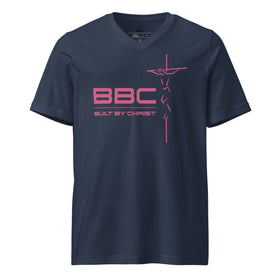BUILT BY CHRIST-Genesis-Unisex Short Sleeve V-Neck T-Shirt